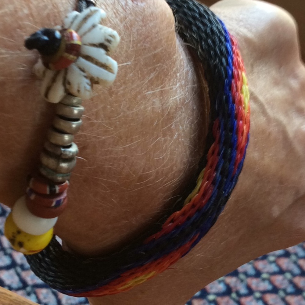 Beautiful horsehair bracelet cuff